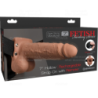 Nastavljiv Pas Realistični Penis Z Modami Polnilni In Vibrator 17.8 Cm