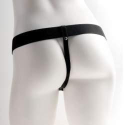 Verstelbaar Harnas Realistische Penis Met Oplaadbare Testikels En Vibrator 23 Cm