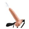 Arnés Ajustable Pen Realistic Amb Testicles Squirting 19 Cm
