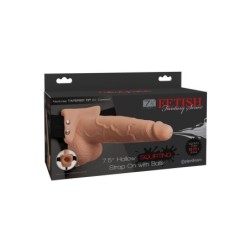 Harnais Ajustable Pénis Réaliste Avec Testicules Squirting 19 Cm