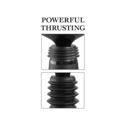 Body Dock Thruster Suporta Dildos Com 7 Modos De Empurrão Preto