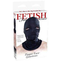 Balaclava Com Zíperes Preto