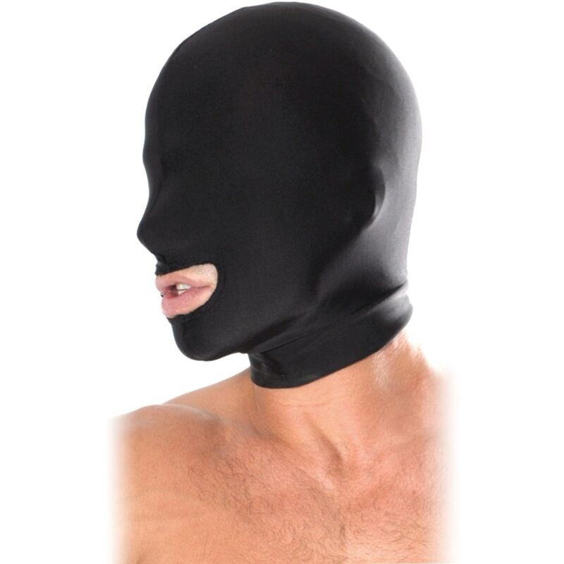 Cagoule Noire à Bouche Ouverte Cagoule Noire à Bouche Ouverte