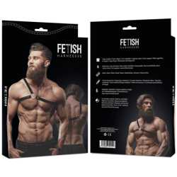 Fetish Submissive - Attitude Selar i Konstläder Korsad Axel för Män