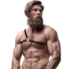 Fetisch Submissive - Attitude Harness Kunstleder Schulter Gekreuzt Mann