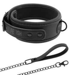 Coleira Com Corrente Com Forro De Neoprene