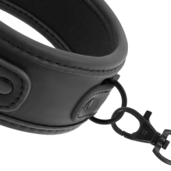 Coleira Com Corrente Com Forro De Neoprene