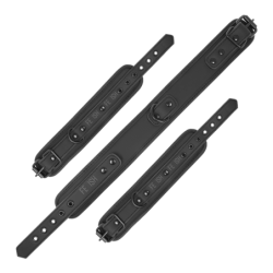 Collier Et Menottes Cuir Végan Avec Doublure En Néoprène