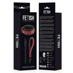 Coleira Com Corrente Com Forro De Neoprene