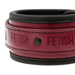 Algemas de Tornozelo em Couro Vegano com Forro de Neoprene