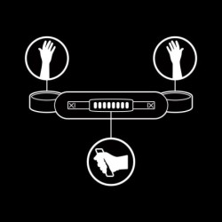 Kajdanki Z Uchwytem Z Podszewką Neoprenową