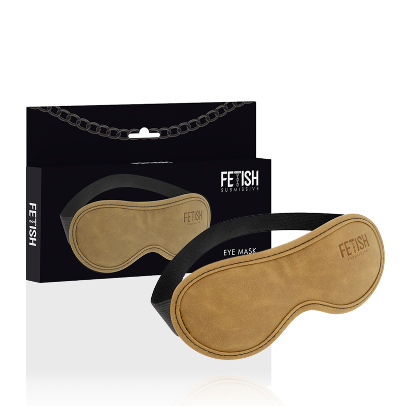 Fétiche Soumise Origen - Masque Cuir Végan Avec Doublure En Néoprène