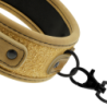 Fetish Submissive Origen - Collare Con Catena Foderato in Neoprene