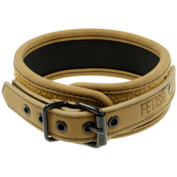 Fetish Submissive Origen - Collare Con Catena Foderato in Neoprene