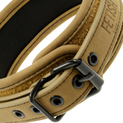 Fetish Submissive Origen - Collare Con Catena Foderato in Neoprene