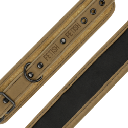 Fetish Submissive Origen - Esposas Cuero Vegano Con Forro De Neopreno