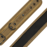 Fetish Submissive Origen - Manette in pelle vegana con fodera in neoprene