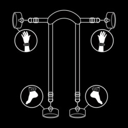 Master Position Med 4 Handbojor Med Neoprenfoder