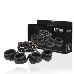 Conjunto de Amarras de Cama Luxury Com Forro de Neoprene