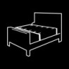 Conjunto de Amarras de Cama Luxury Com Forro de Neoprene