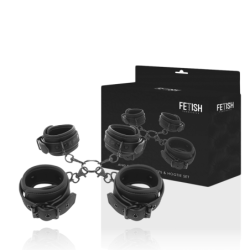 Conjunto Algemas Mãos e Tornozelos Com Forro De Neoprene