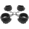 Conjunto Algemas Mãos e Tornozelos Com Forro De Neoprene