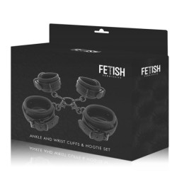 Conjunto Algemas Mãos e Tornozelos Com Forro De Neoprene
