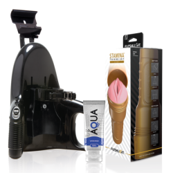 Pink Lady Stamina Training Unit + Universal Launch + Lubricante Aqua Quality 50 Ml