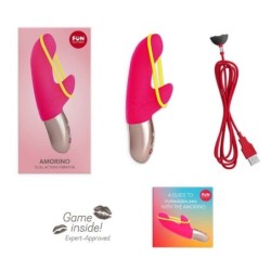 Amorino Mini Vibrator Pink & Neon Yellow
