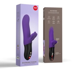 Bi Stronic Fusion Dual Vibrador Polsador Violeta