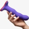 Vijolični vibrator dildo