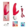 Lady Bi Dual Rabbit Vibrador Vermelho Índia