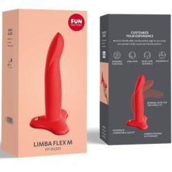 Limba Punainen Joustava Dildo Koko M