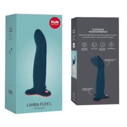 Limba Dildo Flex L Žametno modra