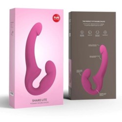 Share Lite Double Harness Dildo Negroberry