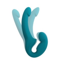 Share Lite Double Dildo Ham Deep Blue