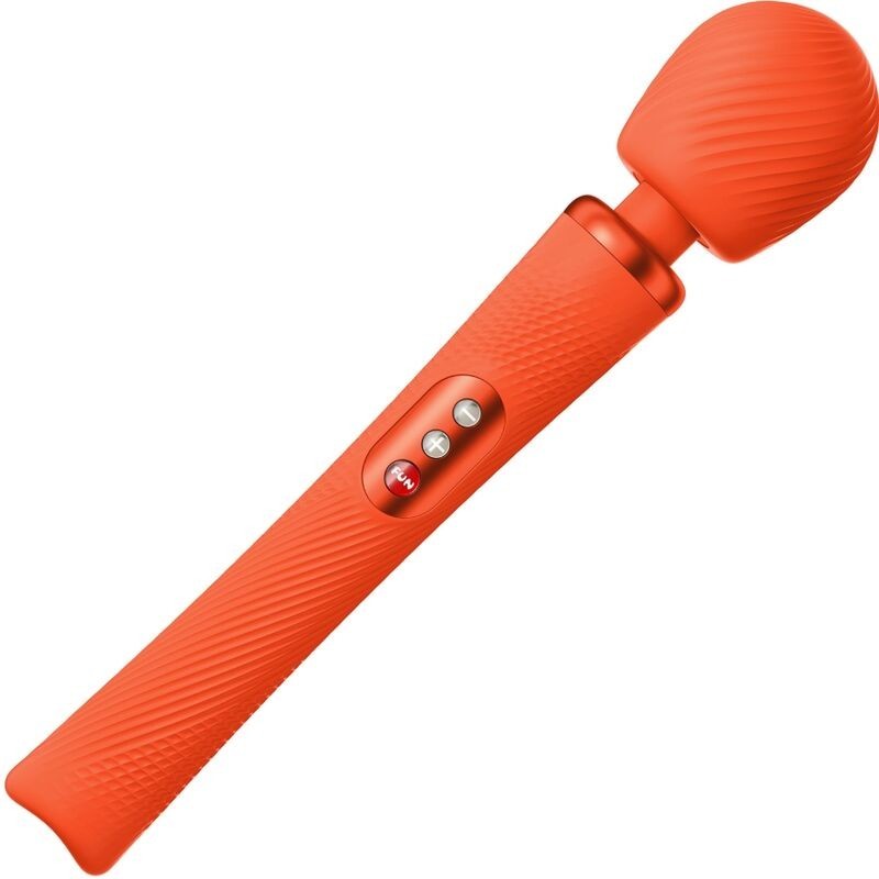Vim Wand Rumble Vibrador Recargable Silicona Naranja