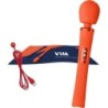 Vim Wand Rumble Vibrator Reîncărcabil Silicon Portocaliu