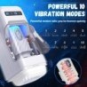 Game Cup - Mandlig Masturbator Med Vibration Og Varmefunktion Med Mobilholder - Sort