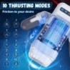 Game Cup - Masturbatore Maschile Con Vibrazione E Funzione Calore Con Supporto Per Cellulari - Nero