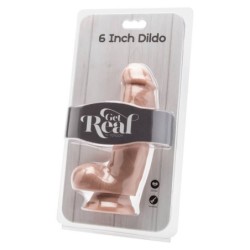 Dildo 12 Cm Con Testiculos Natural