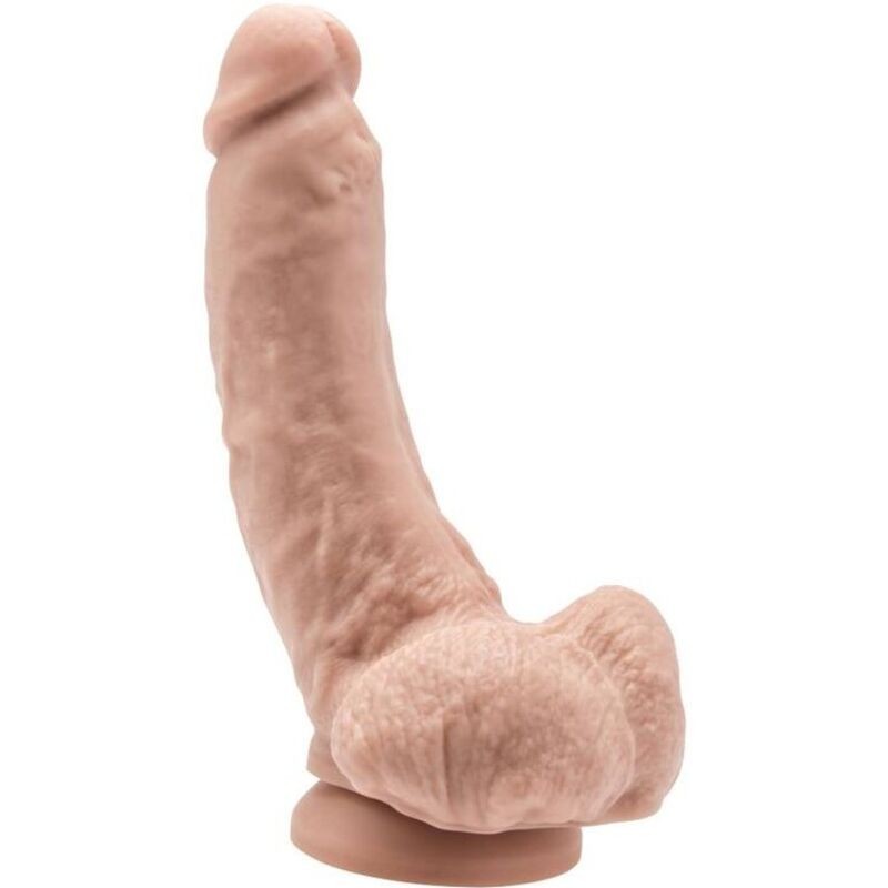 Dildo 20,5 Cm Com Testículos Natural