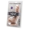 Dildo 20,5 Cm Met Testikels Vibrator Natuurlijk