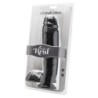 Dildo 25,5 Cm Com Testículos Preto