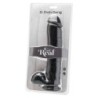 Dildo 28 Cm Com Testículos Preto