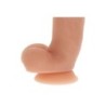 Dildo Silicona 18 Cm Con Testiculos Natural