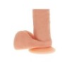 Dildo Silicone 20,5 Cm Com Testículos Natural