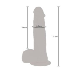 Dildo Vibrator mit rotierenden Kugeln Naturgetreu
