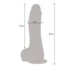 Vibrador Dildo Rotador Up&Down Natural