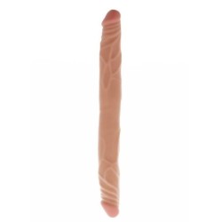 Dvojni Dong 35 cm Naraven